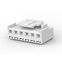 AMP Connectors - TE Connectivity 1744416-6 Receptacle Housing 6 POS EP II HSG GLOW WIRE