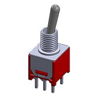 Dailywell 2MD1T1B1M2QES Toggle Switches DPDT ON-ON PC MOUNT