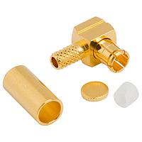 Amphenol RF 252119-75 Connectors MCX RA PLUG 179U GLD 75 OHM DBLE BRAID