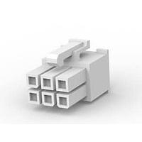 AMP Connectors - TE Connectivity 1586765-6 Receptacle Housing 6P RCPT DUAL F/H GLOW WIRE