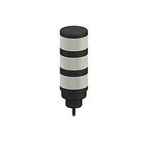 Banner Engineering TL503KQP Tower Lights TL50 Pro Tower Light with IO-Link, Standard Black Housing: 3-Segment; Voltage: 18-30 V dc; Environmental Rating: IP67; Colors: Multicolor; 150 mm (6 in) 4-pin M12 PVC Pigtail QD
