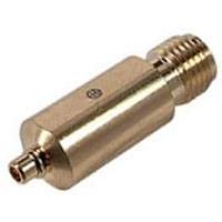 HUBER+SUHNER 33_MMCX-SMA-50-2/111_NE RF Adapters - Between Series MMCX plug(m) to SMA jack(f)