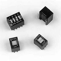 CTS Electronic Components 204-12ST DIP Switches 12 switch sections SPST