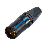NEUTRIK NC10MXX-14-B Cable Connectors Cable end XX series 10 pin male - cable OD 8-10mm - black/gold