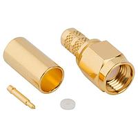 Amphenol RF 132443 Connectors SMA Str Crmp Plg LMR-195 50 Ohm