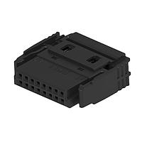 ERNI - TE Connectivity 294813-E Headers & Wire Housings 16-PIN, IDC CABLE CONNECTOR
