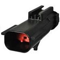 Aptiv 55200204 Connectors 2W MALE HOUSING DK GRAY 2.8MM TERM