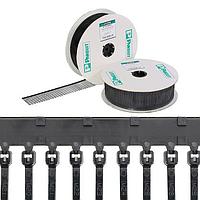 Panduit BT1M-XMR30 Cable Tie Reel BARBED TIE 4.0" NYL MINI, HEAT STAB BLK