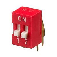 APEM NDA02V DIP Switches DIP SWITCH DA RIGHT ANGLE