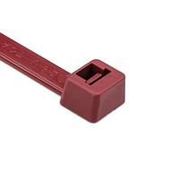 HellermannTyton T120I2K2 Cable Ties Heavy Duty Cable Tie, 12" Long, UL Rated, 120lb Tensile Strength, PA66, Red, 50/pkg
