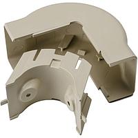 HellermannTyton TSRP3I-29-1 Wire Ducting & Raceways External Corner Cover, 1-3/4", 1" Bend Radius, PVC, Ivory, 1/bg