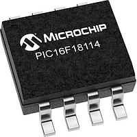 Microchip Technology PIC16F18114-E/SN MCU's 7KB Flash, 512B RAM, 128B EEPROM, 12b Diff. ADCC, 2x16-bit dual PWM