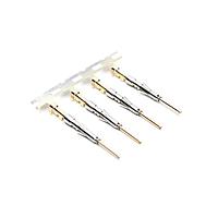 Amphenol SINE Systems SP20W2G5 Contacts Pin Contact, Stamped, Size 20, Gold 5u" over Nickel, Wire Range .34-.50mm , 20-22 AWG,with 3 Tangs. 3,000 pcs. Reel