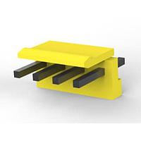 AMP Connectors - TE Connectivity 2-1123723-4 Plug Housing 3.96 EP HDR ASSY 4P(YELLOW)