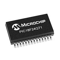 Microchip Technology PIC18F24Q71T-I/SS MCUs 16KB Flash, 1KB RAM, 2x OPA, 12-bit differential ADCC with context, 8/10-bit DAC