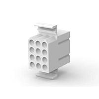 AMP Connectors - TE Connectivity 770097-1 Receptacle Housings RECPT 12P PANEL MNT w/o detent lock