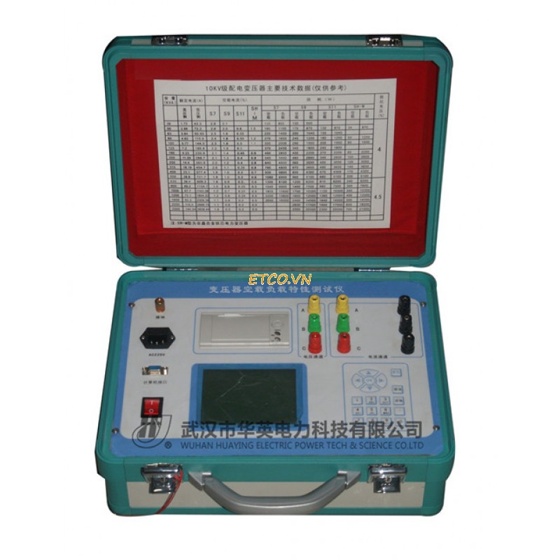 Electrical testing equipment used for transformer inspection and measurement work