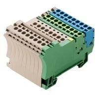 Weidmuller 1692650000 DIN Rail Terminal Blocks ZIA 1.5/3L-PE/8/KB