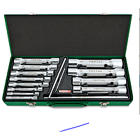 TOPTUL GAAD1510 15PCS Double End Socket Wrench Set