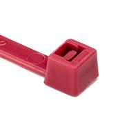 HellermannTyton T50L2M4 Cable Ties MilSpec Cable Tie, 15" Long, MS3367, UL Rated, 50lb Tensile Strength, PA66, Red, 1000/pkg