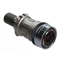 Amphenol SINE Systems AHDBM06-24-91SR-059 Receptacles Size 24, 9 Position ISOBUS Plug Kit, Socket, Reduced Seal, Wide Thread Adapter (WTA), Cable Clamp Backshell, Break-Away