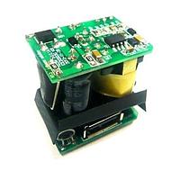 Infineon REF10WADAPTERTOBO1 AC/DC Primary/Secondary Side Controller - Flyback This is a 10.5W 5.0V USB adapter reference design using Infineon Quasiresonant PWM IC ICE2QS03G and CoolMOS IPU60R950C6 (IPAK) in a small form factor with various mode of protections for a high reliable system.