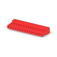 AMP Connectors - TE Connectivity 4-640433-5 Receptacle Housing 15P MTA156 CONN ASSY 22AWG RED