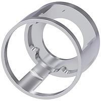 SIEMENS 3SU19500DL800AA0 Protective Collar PROTECTIVE COLLAR FOR MH 40MM,360 , METL