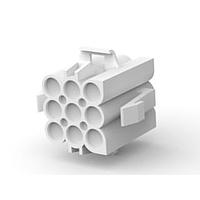 AMP Connectors - TE Connectivity 880124 Plug Housings 9 CIR PLUG 140DIA PANEL MT NAT