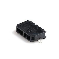 Molex 43650-0412 Shrouded MicroFit RA HDR 4Ckt SR SMT w/SldTab