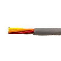 Alpha Wire 77007 SL199 Control Cable 22 AWG 2 Conductor 600V Unshielded, MPPE, MPPE 1000 ft Spool Slate PER FT