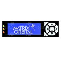 Matrix Orbital BGK19264A-BK-WB LCD Graphic Displays 192x64 Wht Txt Blk B/G w/ Key REV 2