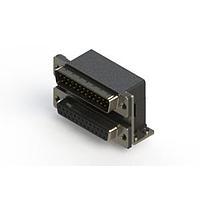 EDAC 663-025-364-055 Dual Port D-Sub Connectors Right-angle Dual Port D-Sub Connector