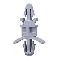 Essentra Components DLCBS4-8-01 PCB Support CB Spt,Dual Lck,Natural,.740 in Spc