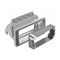 HARTING 09300160397 Heavy Duty Power Connectors 16B Bulkhead Rear Fit Housing, Single Lever, with frame