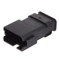 Amphenol SINE Systems AT04-12PB-SR2BK Connectors 12 Pin Recp Key PosB w/Strn Rlf, Red. Di