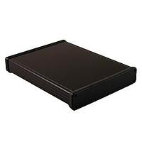 Hammond Manufacturing 1455R2202BK PC Board Alum w/Plastic Ends 8.66x6.3x1.2" Black