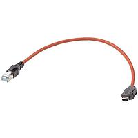 HARTING 33480147825005 Cat 6a ix Ind. - DB RJ45 Cat.6A FRNC red 0,5m