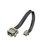 Samtec T1PS-02-28-GF-06.0-A-T3 Discrete Wire Cable Assemblies 1.00 mm Micro Mate Single Row Panel Mount Discrete Wire Cable Assembly, Terminal