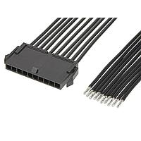 Molex 214753-1101 Discrete Wire Micro-Fit 3.0 SR P-S 10CKT 150 MM Sn