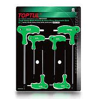 TOPTUL GAAS0601 - 6PCS Two Way Ball Point & Hex Key Wrench Set
