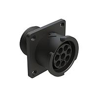 Amphenol SINE Systems FLS012N8S03 Connectors 8 POS SQUARE FLANGE RECEPT