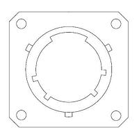 Glenair M38999/9-15B Dummy Stowage Receptacle DUMMY RECEPTACLE