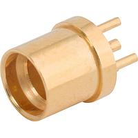 Amphenol SV Microwave 1211-40111 PCB Connectors SMP Male PCB Thru-Hole Connector, SB