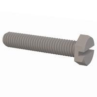 Essentra Components 011032X100PC Hex Slotted Hex Slotted Screw, #10-32 Thread, 1 Lg