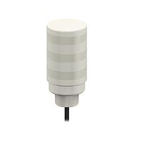 Banner Engineering TL50CGYRCQ Tower Lights Compact Tower Light: Gray Housing: 3-Color Indicator; Voltage: 12-30 V dc or 24 V ac; Environmental Rating: IP67; Input: Bimodal; Colors: Green Yellow Red; 4-pin M12 Integral QD