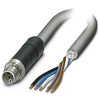 PHOENIX CONTACT 1414896 Sensor Cables / Actuator Cables 5POS Power Cable Gray 10m