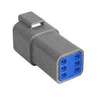 Bulgin PX0106P12AGY Connectors 12Pin F Hsg Gry Rec Conn w/A Key End Cap