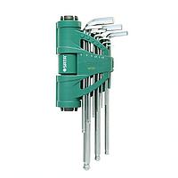 SATA 09124 9PC. EXTRA LONG BALL POINT WITH HANDLE (2-10mm)