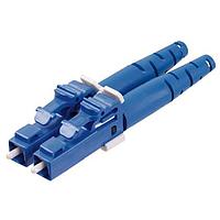 Panduit FLCDSBUY LC Connectors Field Polish LC Duplex Pot & Polish Style OS2 Connector, Blue Housing with 1.6mm/2.0mm Blue Boot
